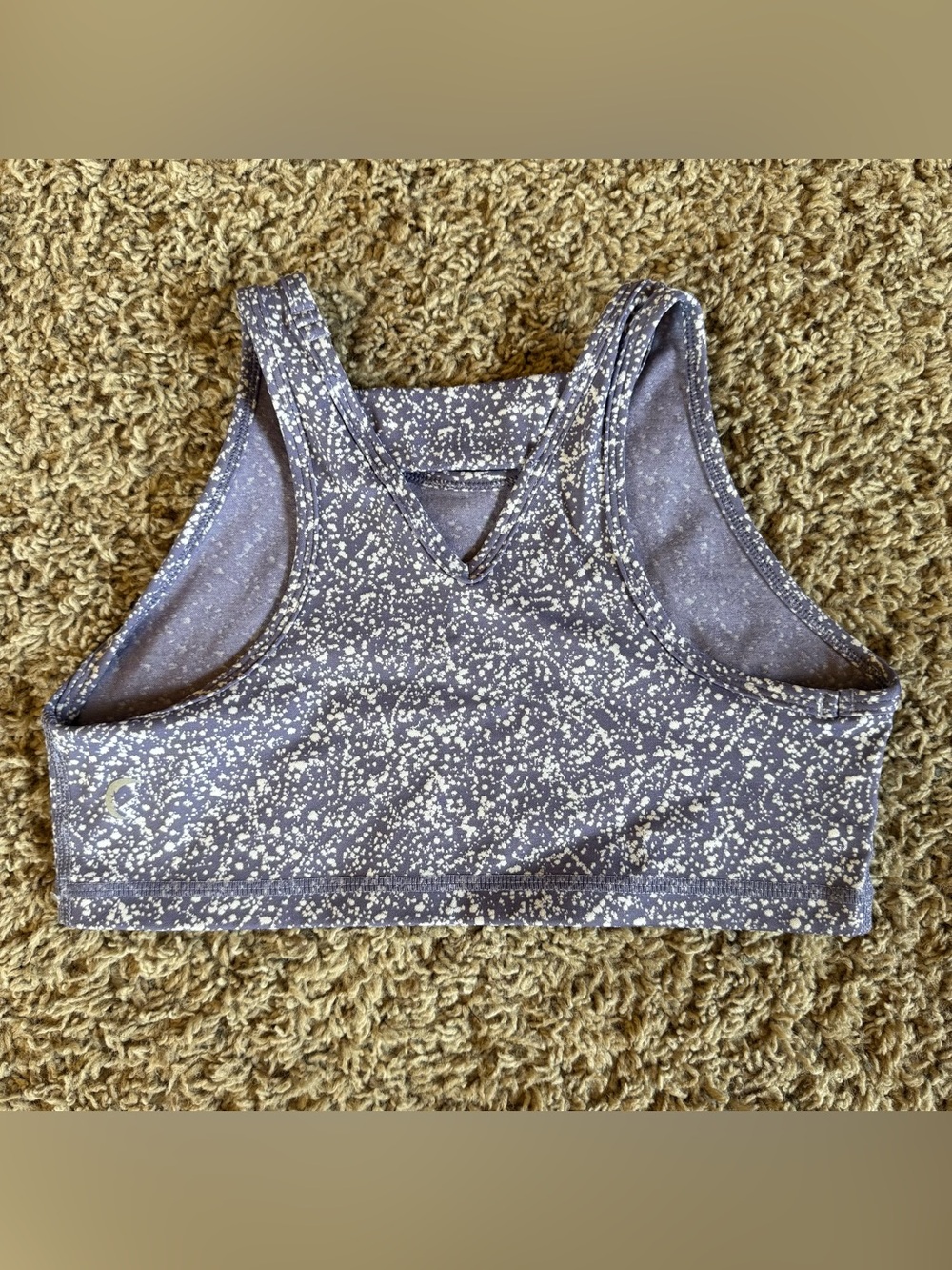 Zyia girls speckled lavender bra - Picture 2 of 6